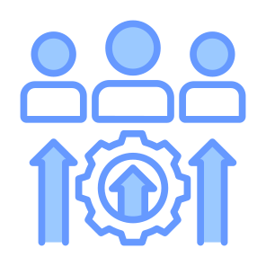 Leadership Skills, Growth, Teamwork,  Team Leader, Skill Development icon