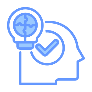 Mindset, Idea, Knowledge, Thinking, Solution, Innovation  icon