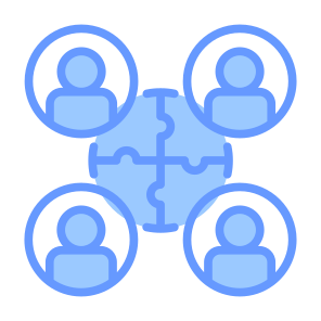 Teamwork, Group, Team, Collaboration, Partnership  icon