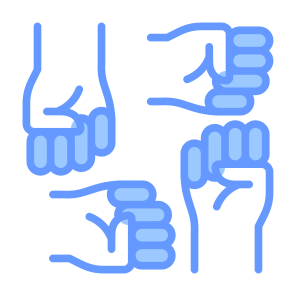 Teamwork, Hands, Support, Collaboration, Sport Team  icon
