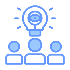 Vision, People, Eye, Employee, Teamwork  icon