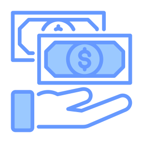 Banknote, Money, Hand, Cash, Give Money  icon