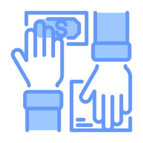 Bribe, Document, Licensing, Dollar, Corruption icon