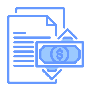 Contract, Document, Money, Bribery, Corruption icon