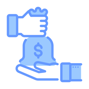 Corruption, Money, Bribe, Money Bag, Bribery icon