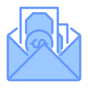 Envelope, Money, Corruption, Bribe, Illicit icon