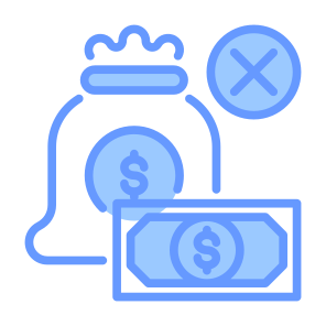 Illegal Money, Money, Sign, Reject, Illegal icon