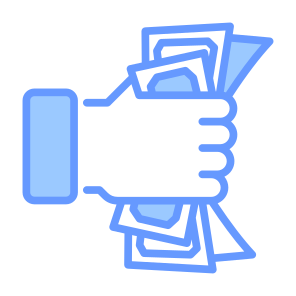 Money Corruption, Banknote, Money, Hand, Cash icon