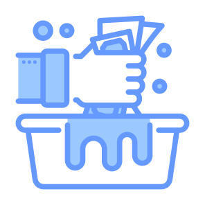 Money Laundering, Banknote, Money, Hand Gesture, Laundering icon