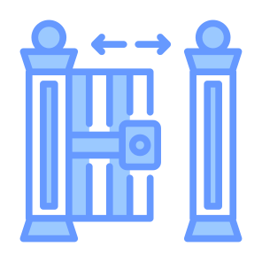 Gate, Security, Access, Automatic, Sensor, Automatic Gate icon