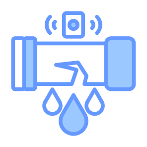 Leak Detector, Warning,  Industry, Leakage,  Flood, Sensor, Wireless icon