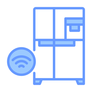 Refrigerator, Fridge, Frozen, Freezer, Furniture, Sensor, Wireless icon