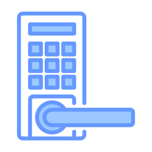 Smart Door, Door, Lock, Electronics, Smart Home, Smart Lock, Hendle icon