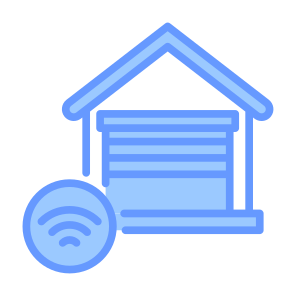 Smart Garage, Garage,  Wireless, Connection, Sensor, Smart Home, Automation icon