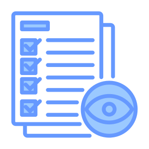 Audit, Eye, Investigation, Controlling, Checking  icon