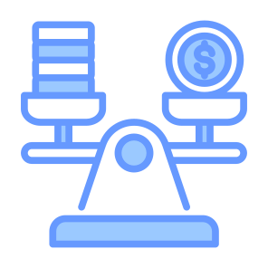 Balance, Scale, Money, Expense, Spending icon