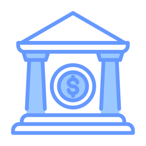 Bank, Building, Finance, Savings, Money icon