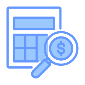 Calculating, Money, Calculator, Analysis, Accounting icon
