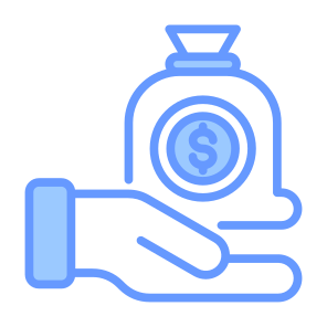 Loans, Investment, Money Bag, Finance, Accounting icon