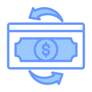 Money Flow, Process, Flexibility, Finance, Cash Flow icon