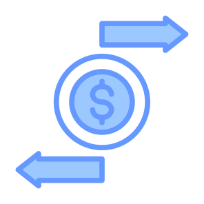 Transaction, Money, Transfer, Payment, Dollar  icon