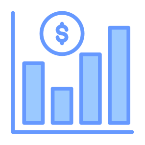 Bar Chart, Money, Graph, Bars, Chart, Statistics icon