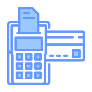 Billing Machine, Pay Card, Pos Terminal, Debit Card, Credit Card, Payment  icon