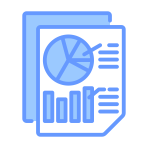 Business Report, Document, Business, Report, Pie Chart, File icon