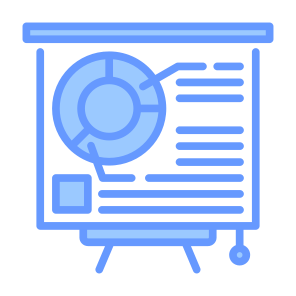 Data Presentation, Data, Presentation, Analyst, Report, Data Visualization   icon