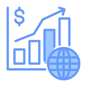 Economy Growth, Economy, Growth, Money, Global, Increase icon