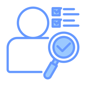 User Audit, Auditor, User, Audit, Search, Job icon
