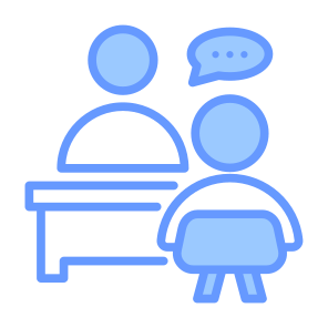 Counseling, Talk, Meeting, Communications, Discussion icon