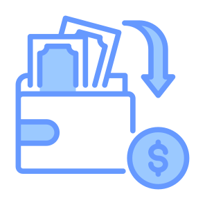 Incoming,  Wallet, Income, Salary, Earning icon