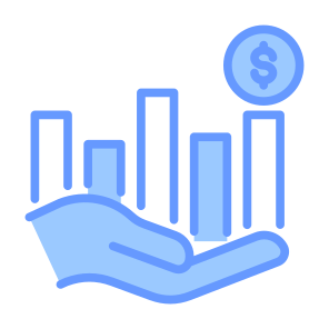 Investing, Statistics, Growth, Management, Money, icon