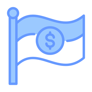Economy Flag, Flag, Economy, Money, Finance, Business, National icon