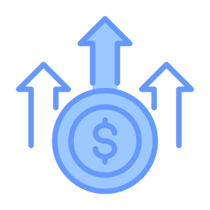 Increase, Growth, Income, Investment, Economy, Money icon