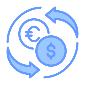 Money Exchange, Money, Exchange, Currency, Euro, Dollar icon