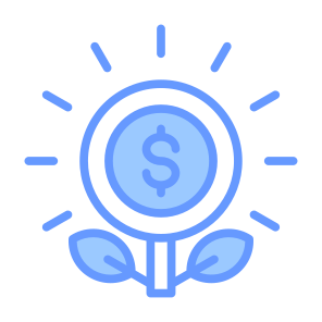 Money Growth, Money, Growth, Profit, Sprout, Invest  icon