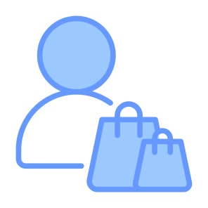 Consumer, Purchase, Customer, User, Shopping Bag  icon