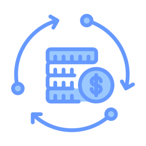Currency, Exchange, Money, Circular Arrows, Payment  icon