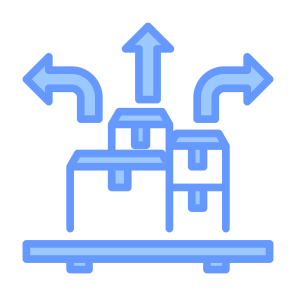 Distribution, Logistics, Distributed, Product, Delivery  icon