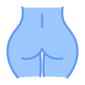 Buttocks, Female, Butt, Ass, Booty  icon