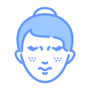Freckles, Woman, Face, Spot, Skin  icon