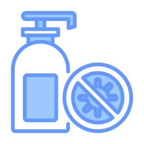 Antiseptic, Antibacterial, Hydroalcoholic, Bottle, Hand Sanitizer   icon