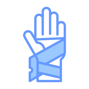 Bandage, Injury, Broken Hand, Wounded, Healthcare, Medical, Anatomy  icon