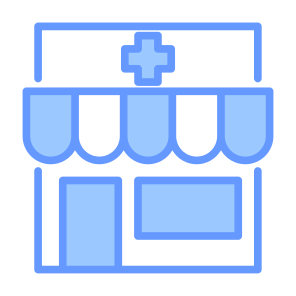 Pharmacy, Medicine, Store, Drugs, Shop,  Healthcare And Medical, Buildings icon