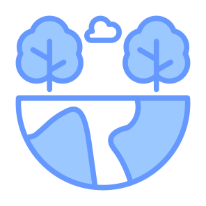 Green Earth, Forest, Sustainable, Nature, Tree, World, Planet Earth icon