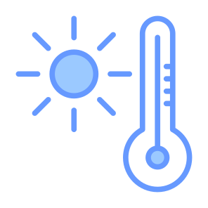 High Temperature, Temperature, Thermometer, Farenheit, Ecology And Environment, Thermometers, Sun, Hot, Nature icon