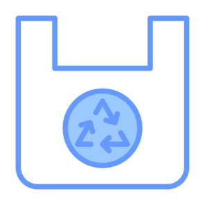 Recycled Plastic, Plastic Bag, Shopping Bag, Plastic, Eco Bag, Recycled, Ecology, Reusable, Ecology And Environment icon