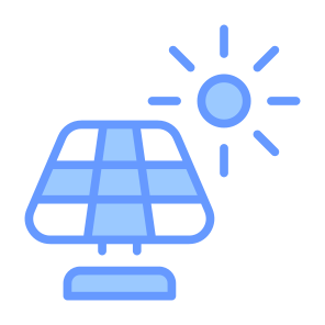 Solar Panel, Power, Solar Energy, Solar, Sun, Renewable Energy, Power Industry, Technology, Nature, Ecology And Environment, Ecological icon